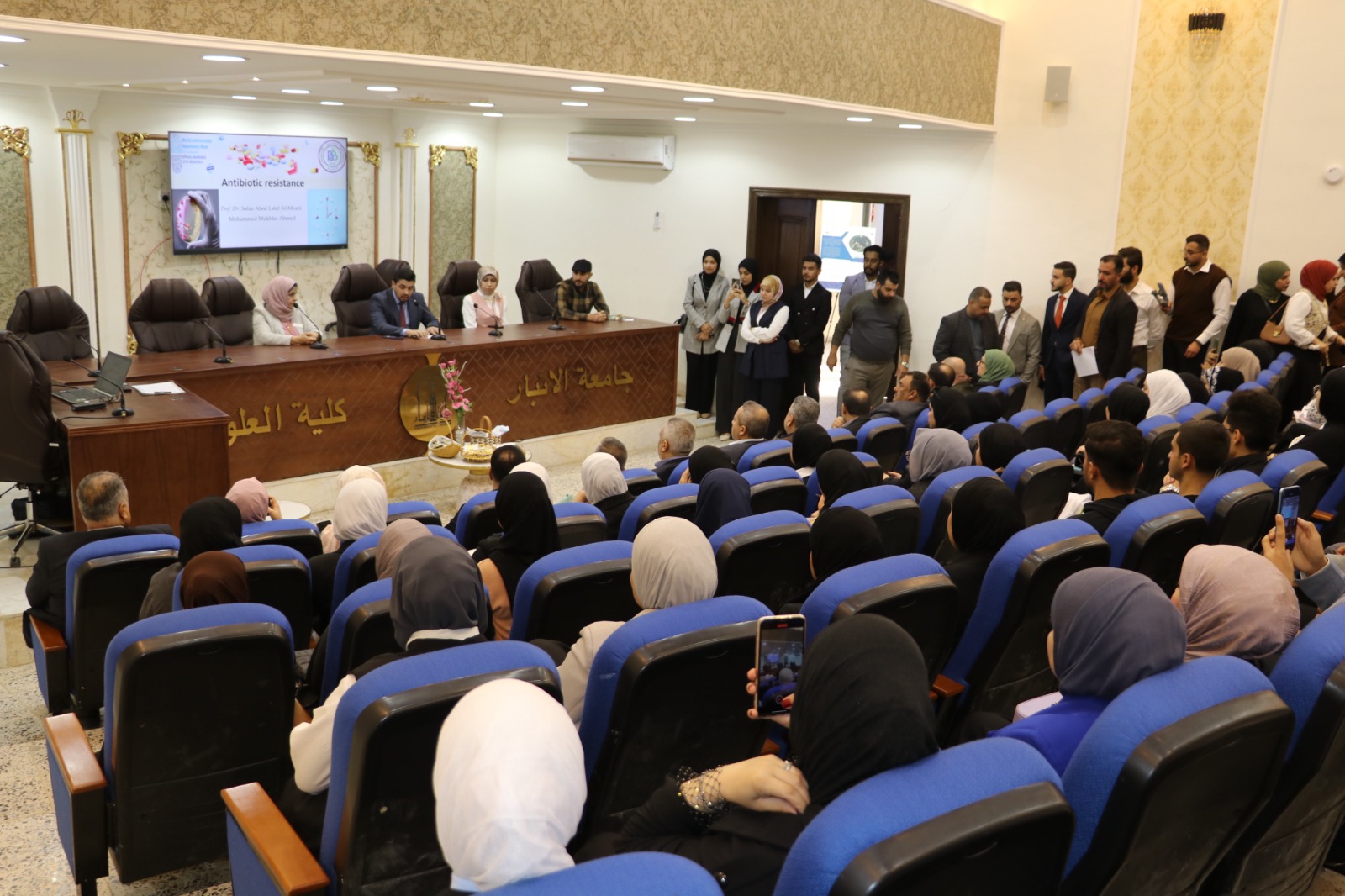 The Women's Affairs Unit at the College of Science organizes a distinguished scientific student festival
