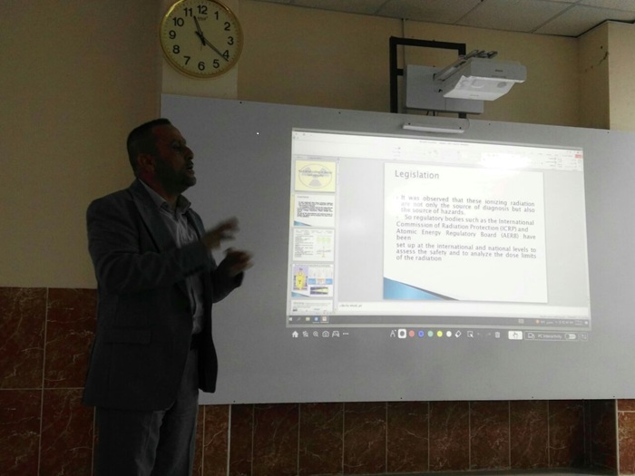 ورشة ( السلامة المهنية والامان الاشعاعي في عيادات طب الاسنان ) 